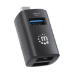 Manhattan USB-C 3-Port Hub, ULTRA COMPACT, 3x USB-A Ports (1x 5 Gbps USB 3.2 Gen1 aka USB 3.0, 3 x 480 Mbps USB 2.0), USB powered (no external power supply required)